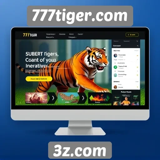 Interface do usuário do 777tiger.com é intuitiva e moderna